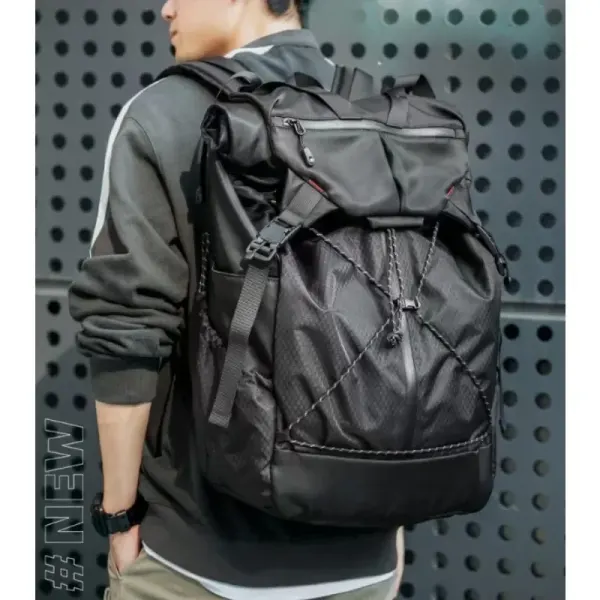 Mochila Oxford Premium para hombre, portátil de 15,6 pulgadas, multifunción, duradera, única, con hebilla de gran capacidad, bolsa deportiva para viajes al aire libre y trabajo