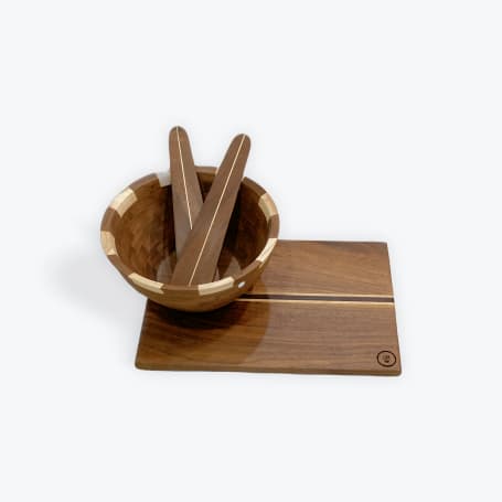 Hand turned wooden bowls