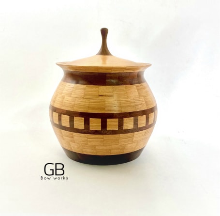 Hand turned wooden bowls