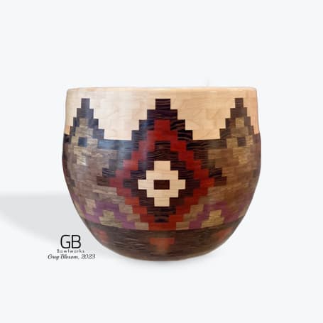 Hand turned wooden bowls