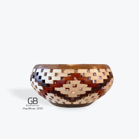 Hand turned wooden bowls