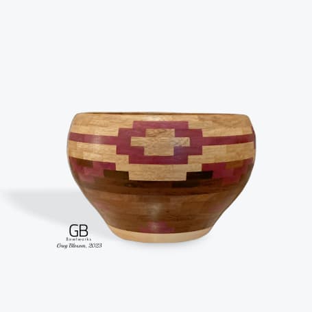 Hand turned wooden bowls