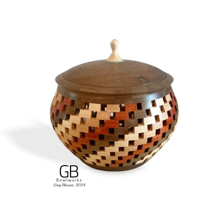 Hand turned wooden bowls