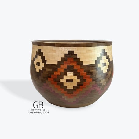 Hand turned wooden bowls