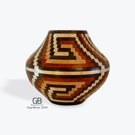Hand turned wooden bowls