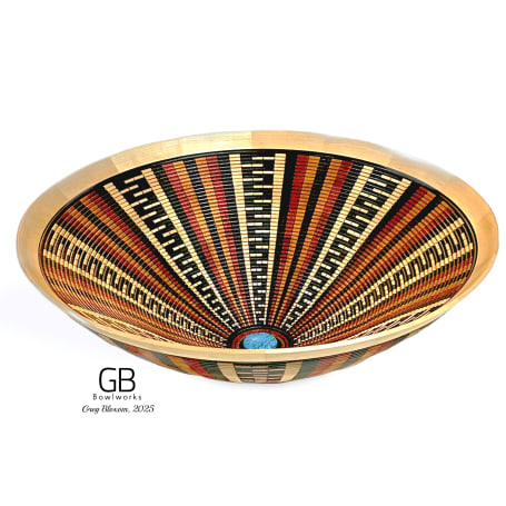Hand turned wooden bowls