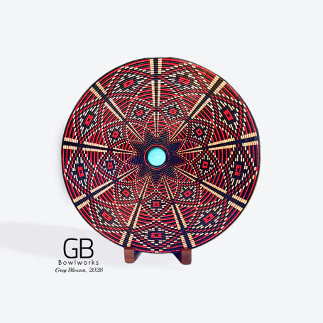 Hand turned wooden bowls