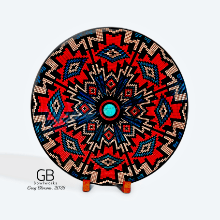 Hand turned wooden bowls