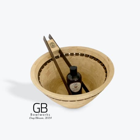 Hand turned wooden bowls