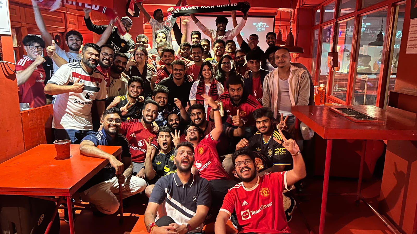 MUSCB fans at a match screening in Bengaluru