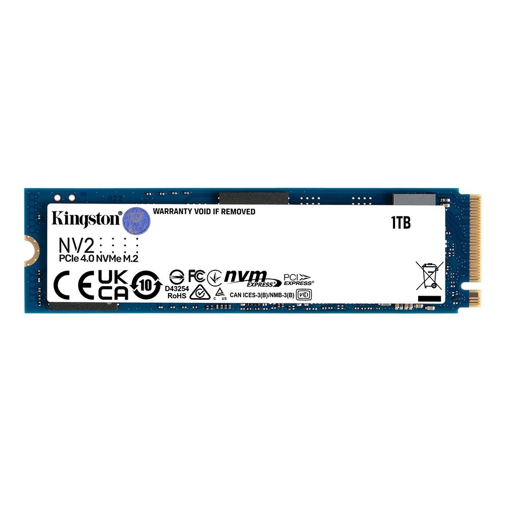SSD 1 TB Kingston NV2, M.2 2280 PCIe, NVMe, Leitura: 3500 MB/s e Gravação: 2100 MB/s [KABUM]