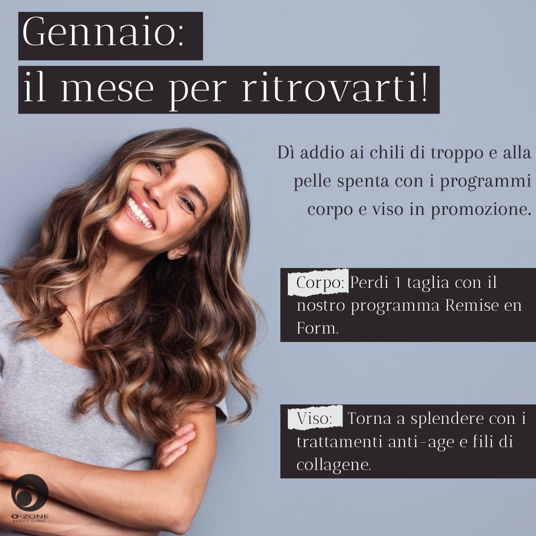 Gennaio: il momento per dire basta ai segni delle feste con le promozioni O-zone