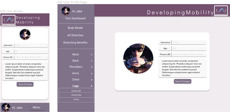 Edit User Profile Image