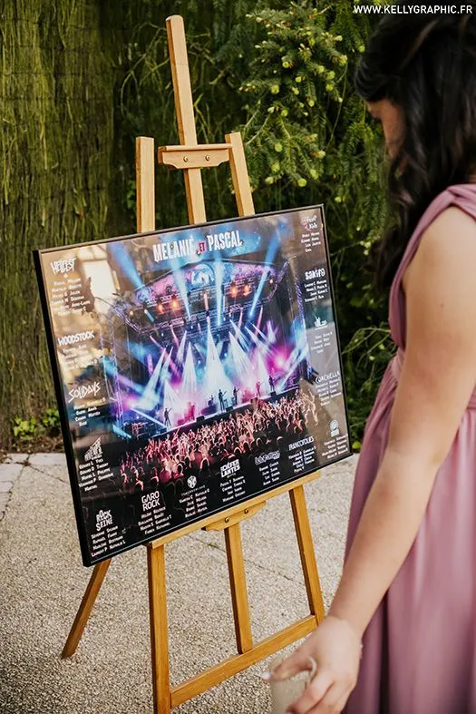 Plan de Table mariage concert FestiRock WedFest Plan de Table mariage concert FestiRock WedFest