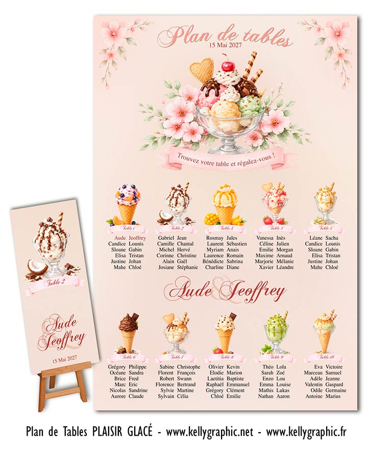 Plan de table mariage champagne flûtes ruinart moët chandon don perignon clicquot 