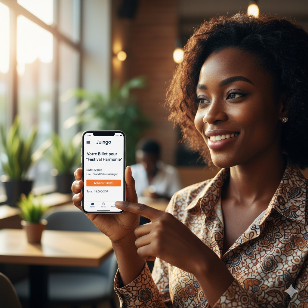 A mockup of the Juingo application wallet screen.