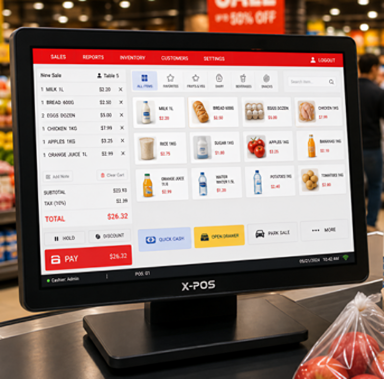 X-POS EC-T4-910-i33 (Core i3, 16GB RAM, 256GB SSD)