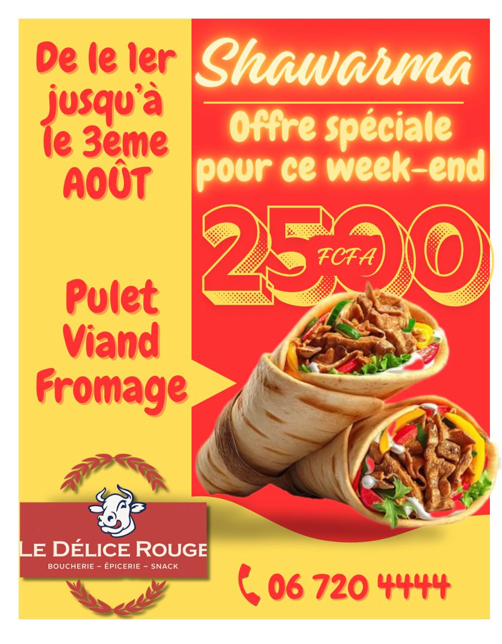 Shawarma delice rouge