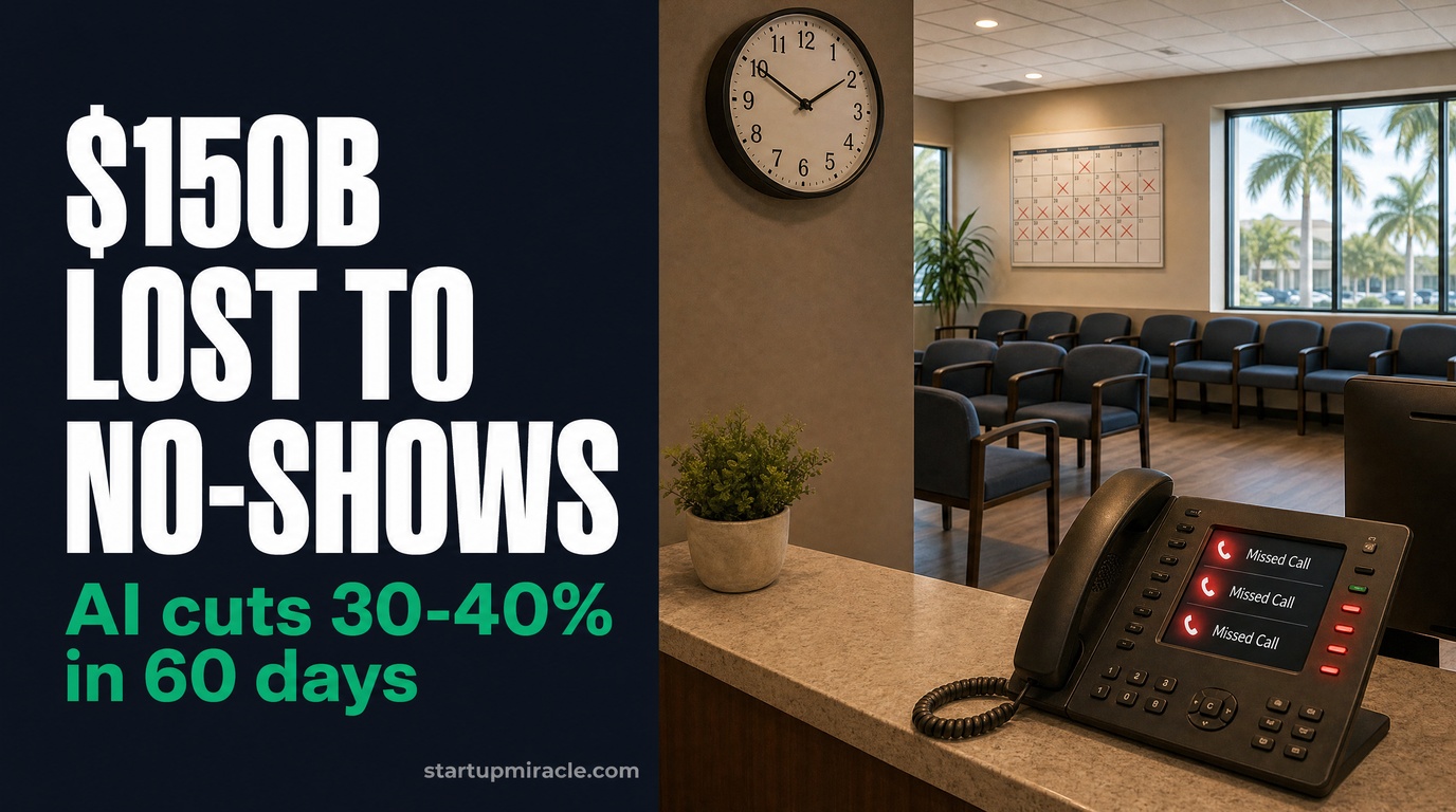 AI Patient Scheduling Cuts No-Shows 30-40% — Every Clinic in South Florida Should Know This