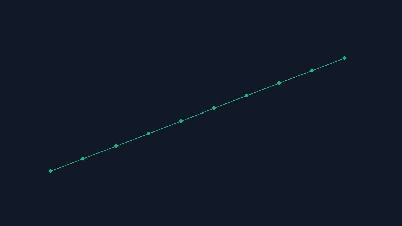 Dark abstract accounting firm data visualization showing missed call patterns and tax season volume spikes with emerald node network