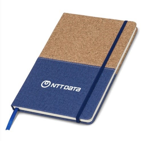 NTT SYNERGY A5 HARD COVER CORK NOTEBOOK - default