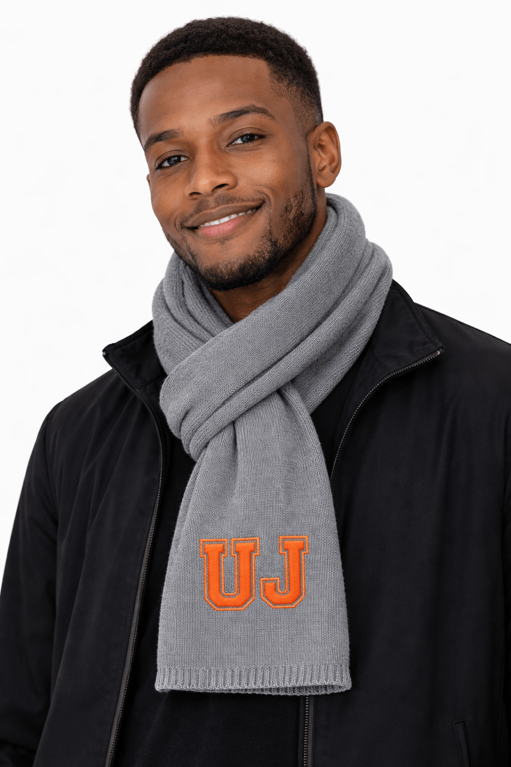 UJ VARSITY ACRYLIC SCARF - GREY - default