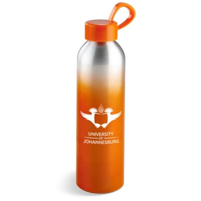 UJ GRADIENT ALUMINIUM WATER BOTTLE - 650ML - ORANGE - default