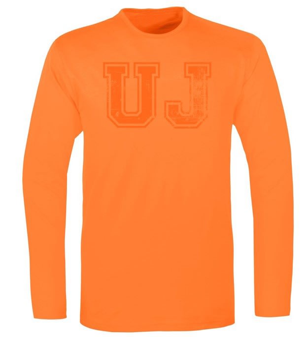 UJ VARSITY UNISEX LONG SLEEVE PORTLAND T-SHIRT - ORANGE - default
