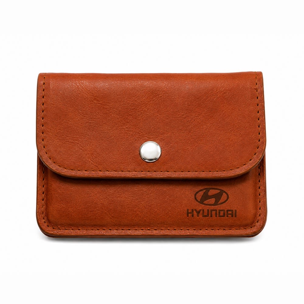 HYUNDAI LEATHER 3 CARD WALLET - default