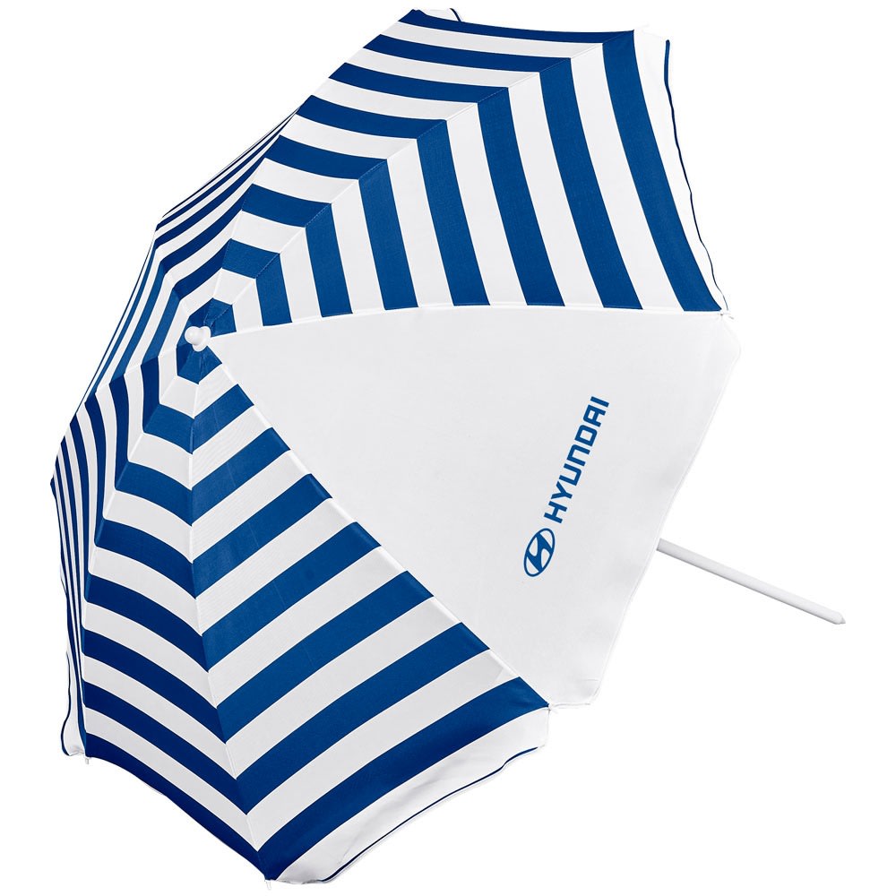 HYUNDAI SERENDIPIO TANEREEF STRIPE BEACH UMBRELLA - default