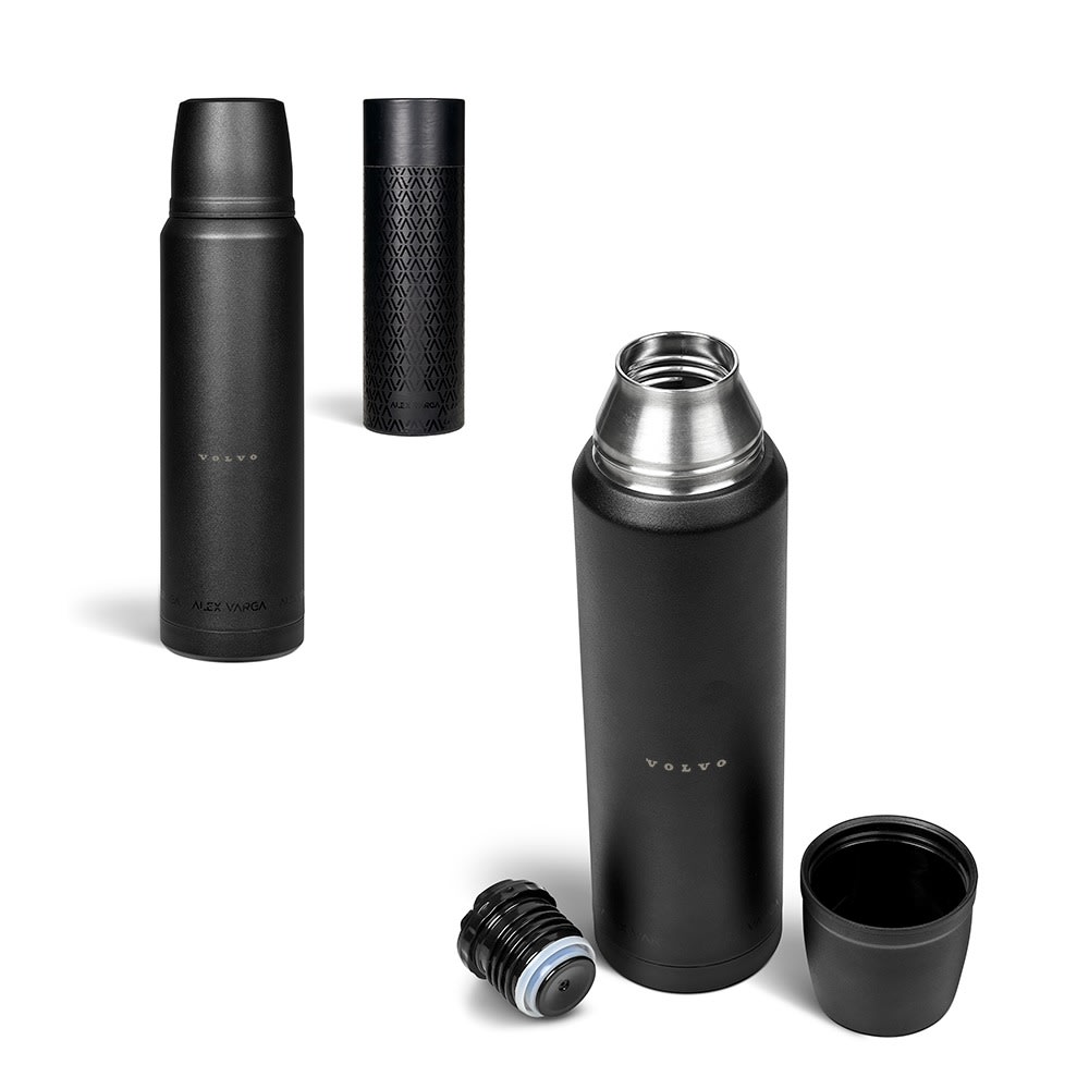 Volvo A/V Valhalla Vacuum Flask - 1 Litre - Black