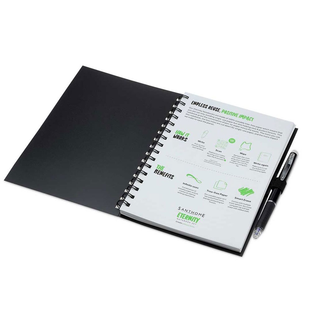 Volvo Santhome Eternity Re-Usable Notebook & Pen  - default