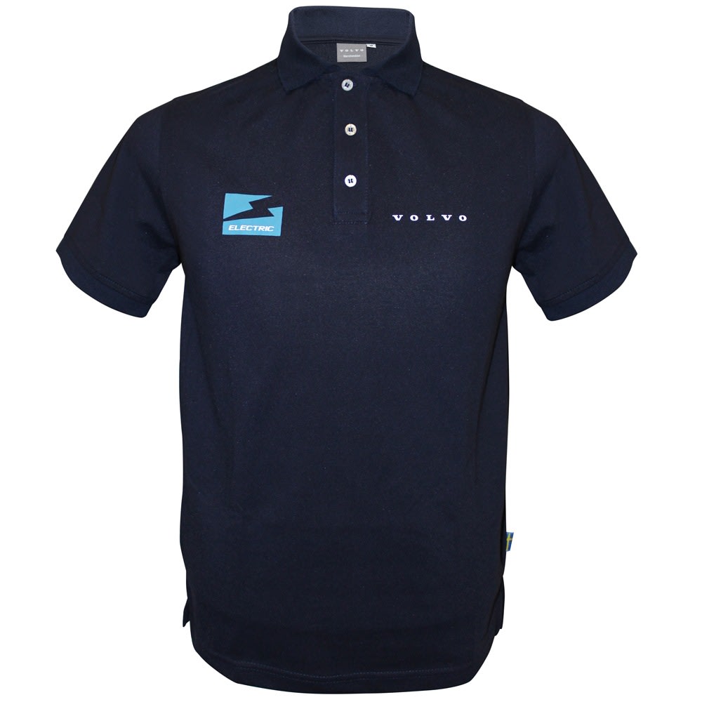 Volvo Electric Cotton Men's Golfer - Navy