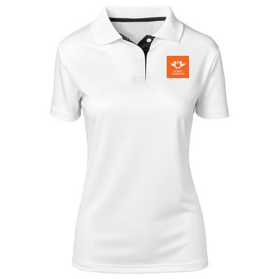 UJ LADIES TOURNAMENT GOLF SHIRT - WHITE - default