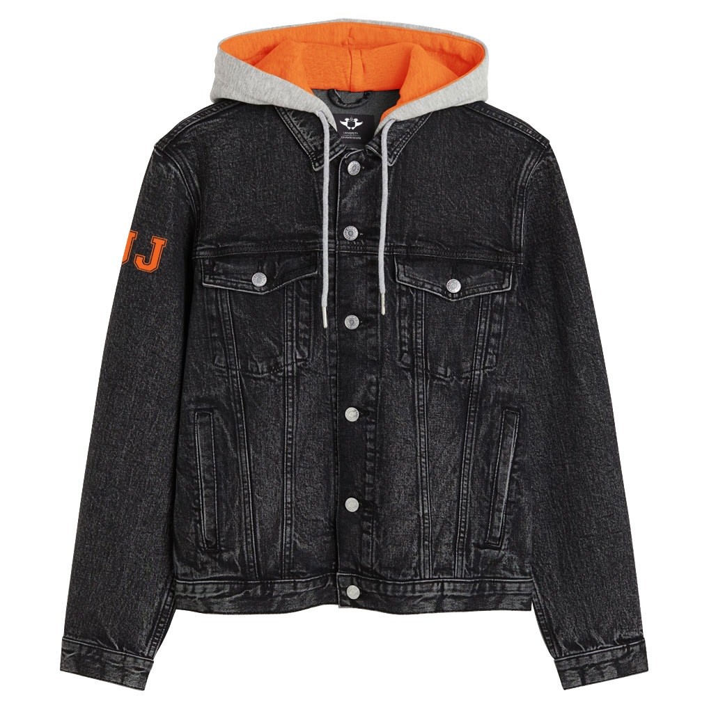 UJ HOODED DENIM JACKET UNISEX - default