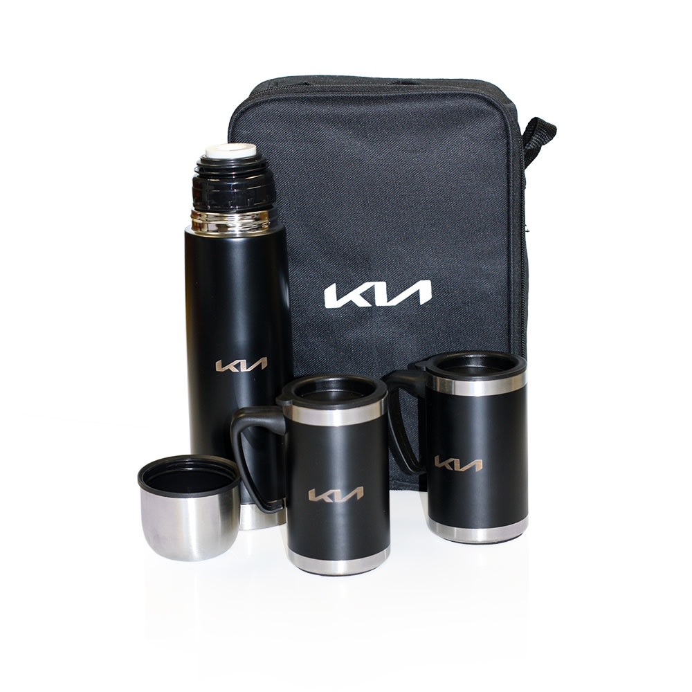 KIA FLASK & MUG SET - FLUORESCENT VIOLET