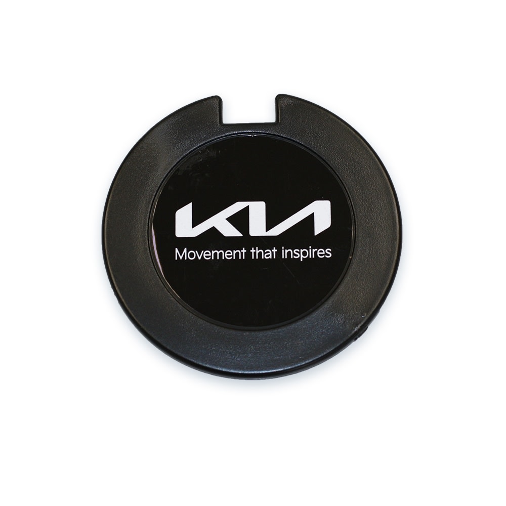 KIA LICENCE DISC HOLDER - FLUORESCENT VIOLET