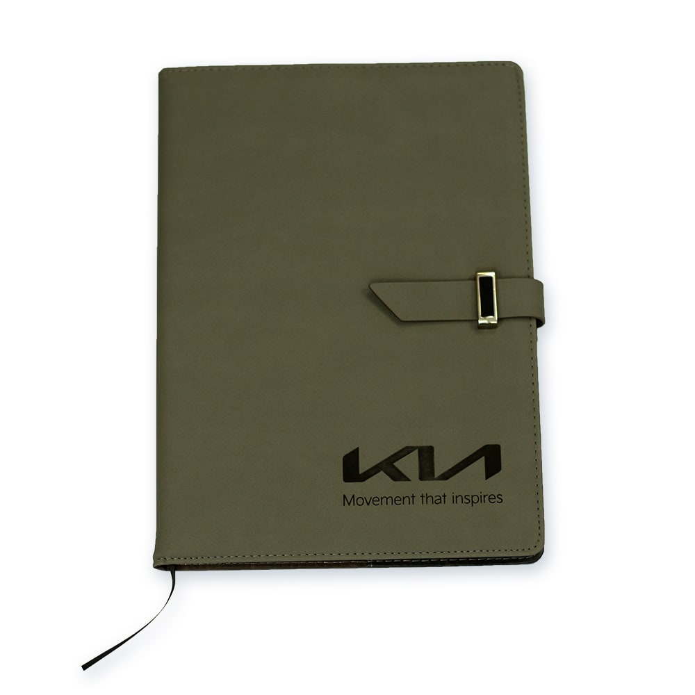 KIA WINDSOR MAXI NOTEBOOK - FLUORESCENT VIOLET