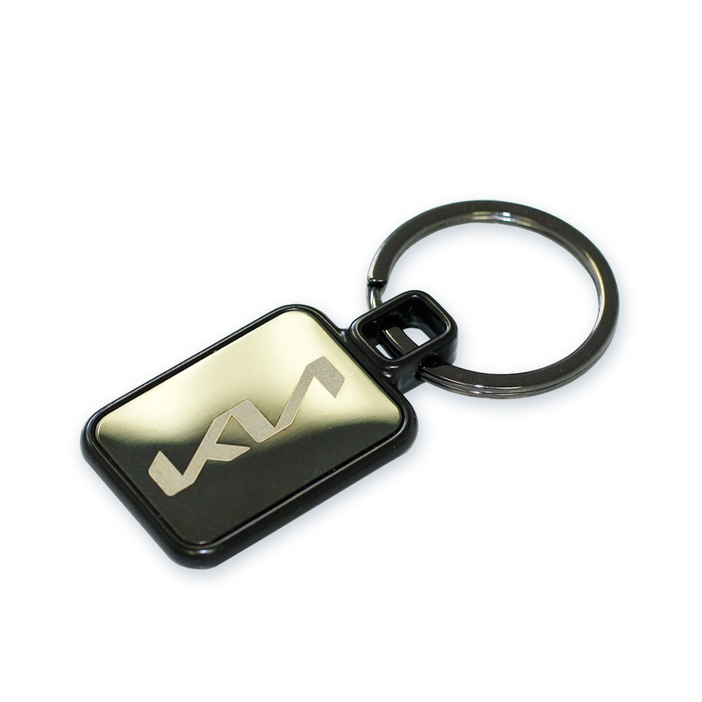 KIA SPLENDOR KEYHOLDER - BLACK  - FLUORESCENT VIOLET