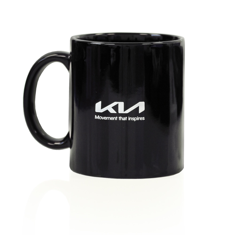 KIA BLACK COFFEE MUG 330ML - FLUORESCENT VIOLET