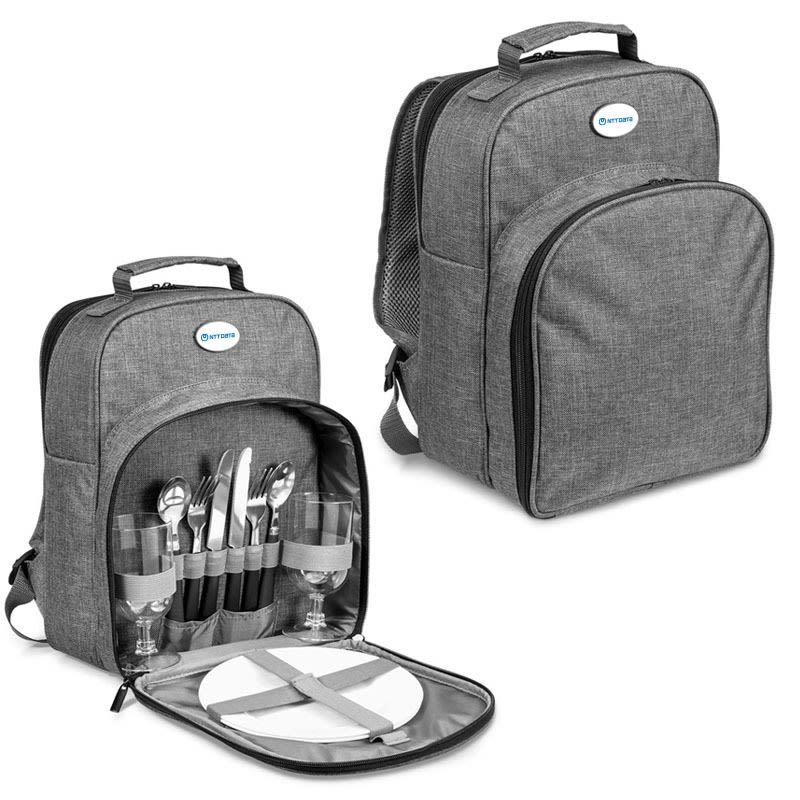 NTT 2 PERSON PICNIC BACKPACK COOLER GREY - default