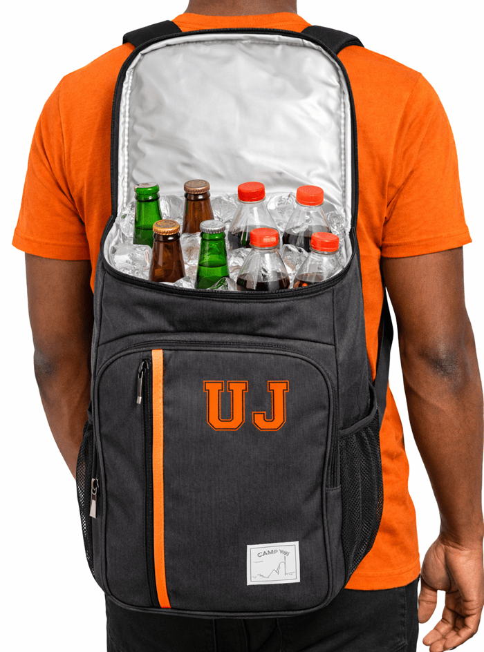 UJ VARSITY ALL NIGHTER COOLER BACKPACK - BLACK/ORANGE - default