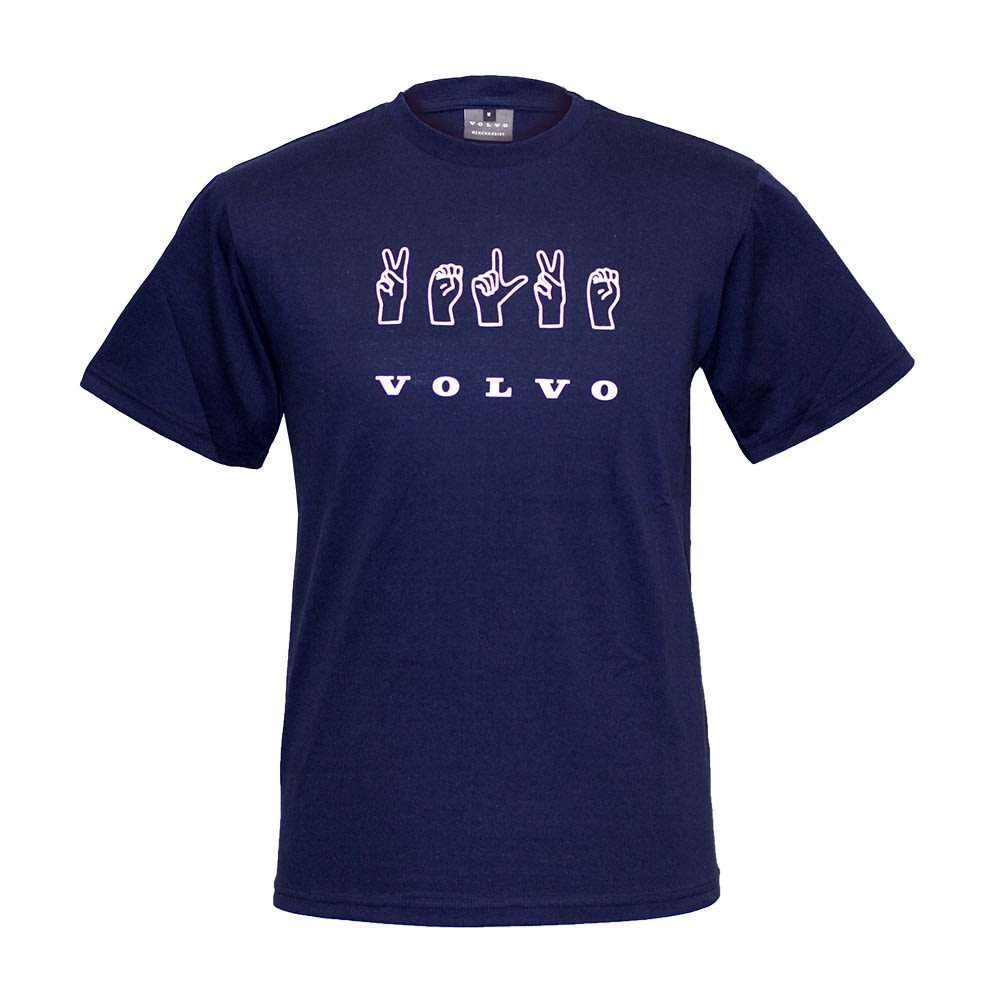 Volvo Hand-Sign T-Shirt100% Carded Cotton - default