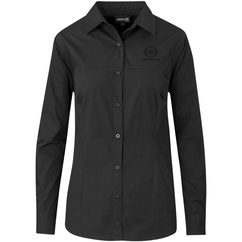 UD TRUCKS LADIES L/S EMPIRE SHIRT - default