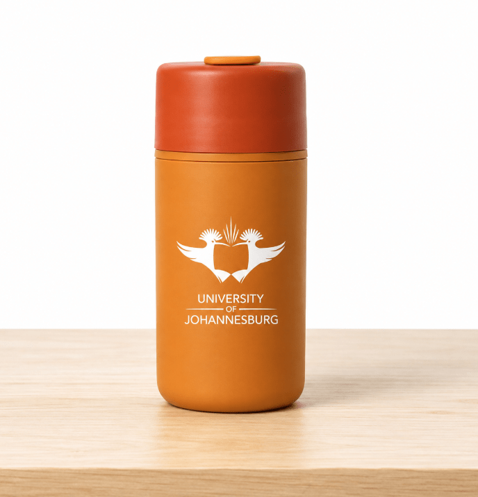 UJ PLASTIC DOUBLE-WALL TUMBLER - 500ML - ORANGE - default
