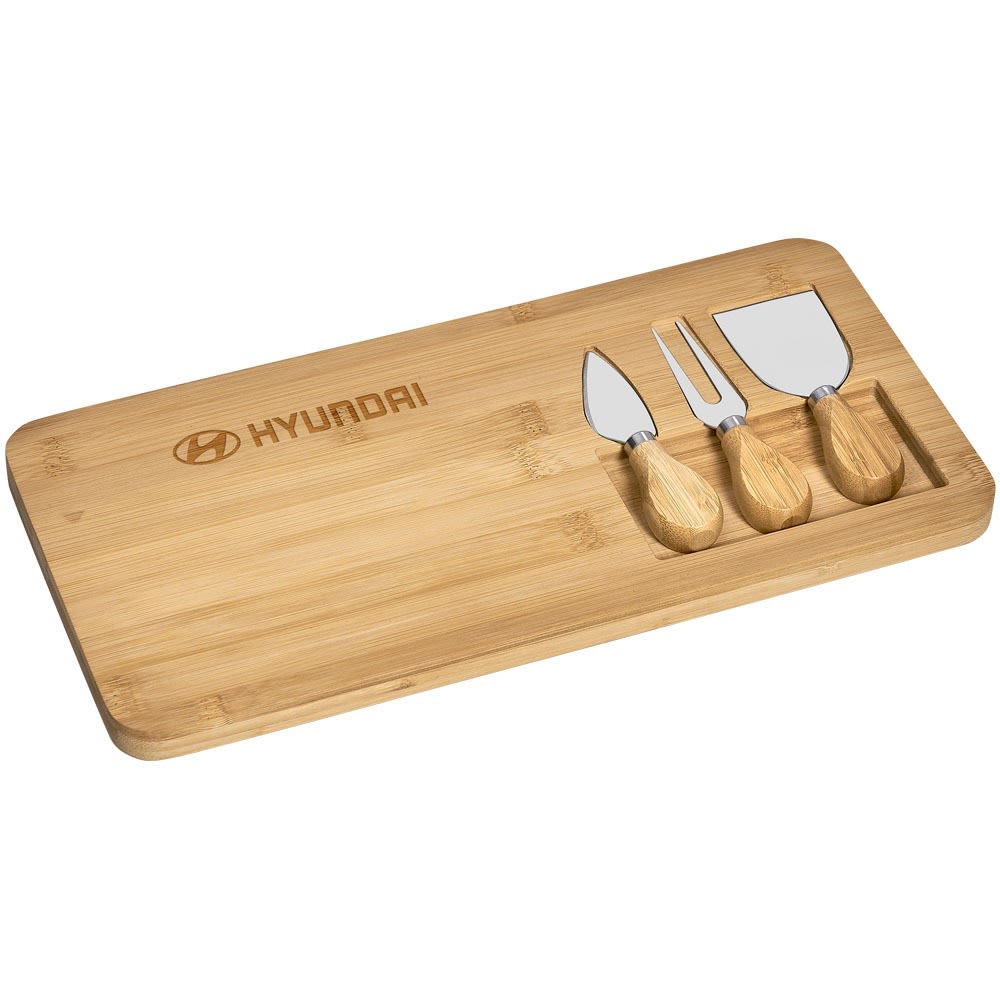 HYUNDAI OKIYO CHIZU BAMBOO CHEESE BOARD SET - default