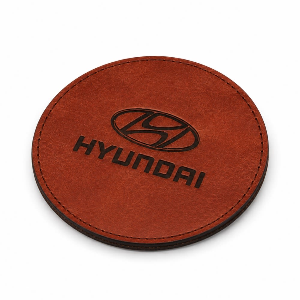 HYUNDAI LEATHER COASTER - default