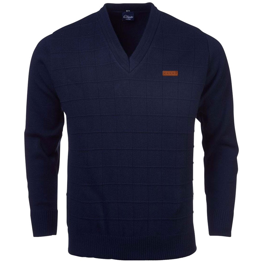 Volvo Men's V-Neck Deluxe Pullover - L/S - default