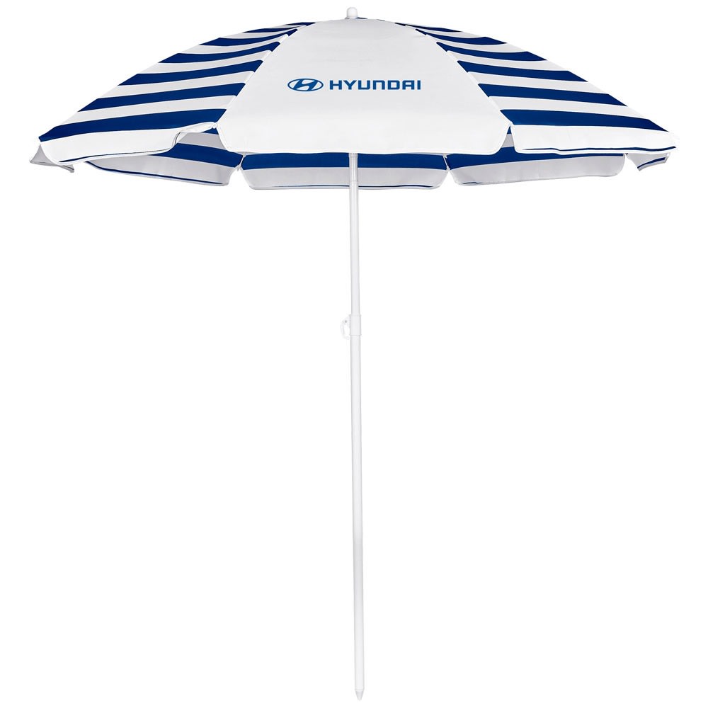 HYUNDAI SERENDIPIO TANEREEF STRIPE BEACH UMBRELLA - default