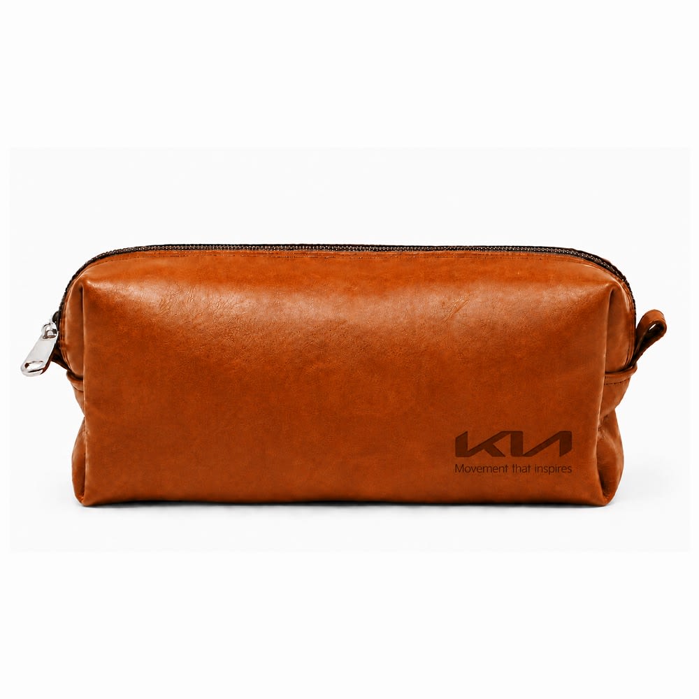 HYUNDAI LEATHER COSMETIC BAG LADIES - default